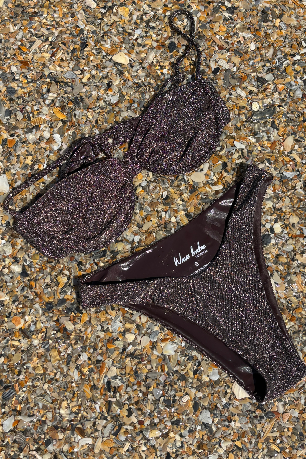 Tropez Balconette Top | Espresso Shimmer
