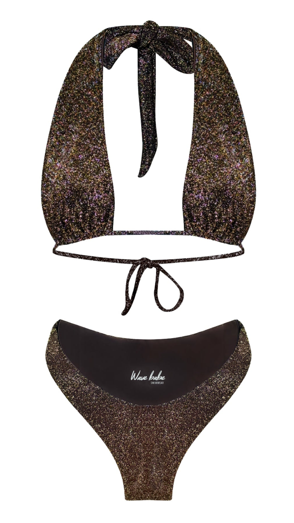 Escape Wrap Top | Espresso Shimmer