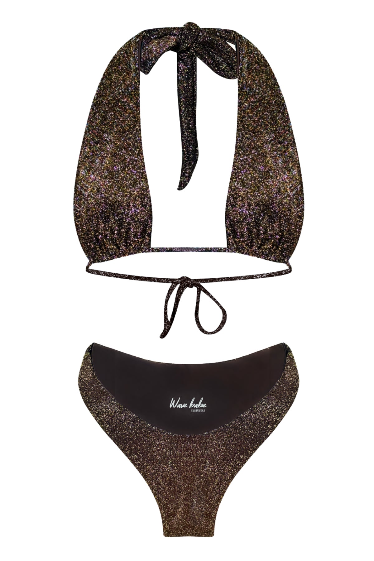 Escape Wrap Top | Espresso Shimmer