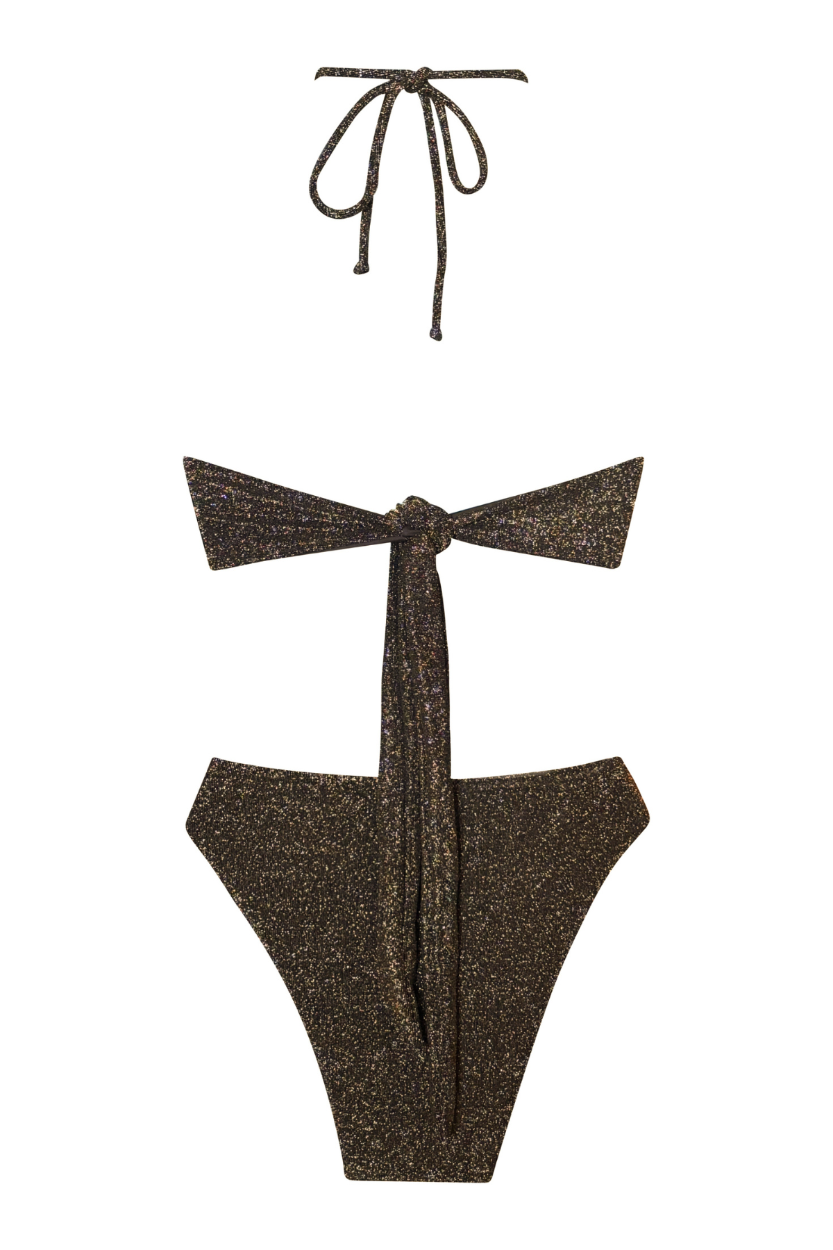 Escape Wrap Top | Espresso Shimmer