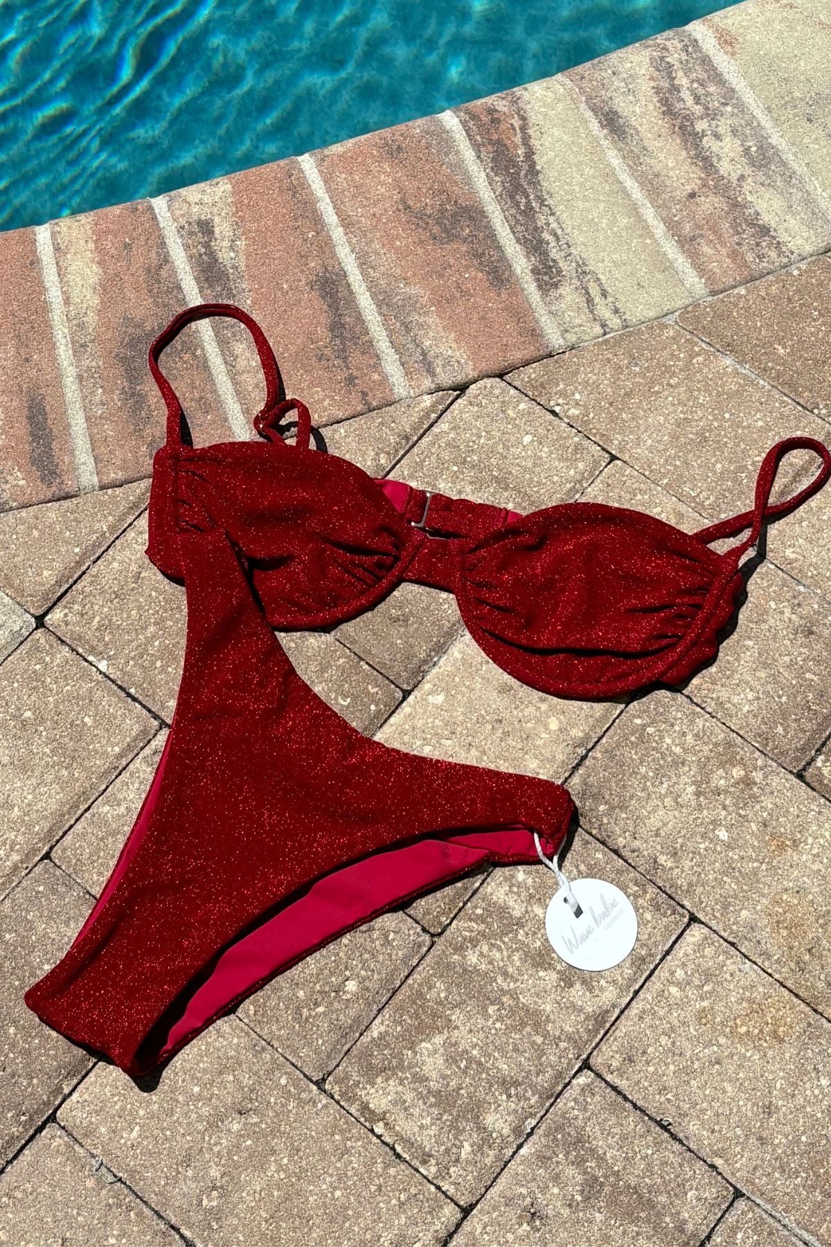 Tropez Bottom | Cherry Shimmer