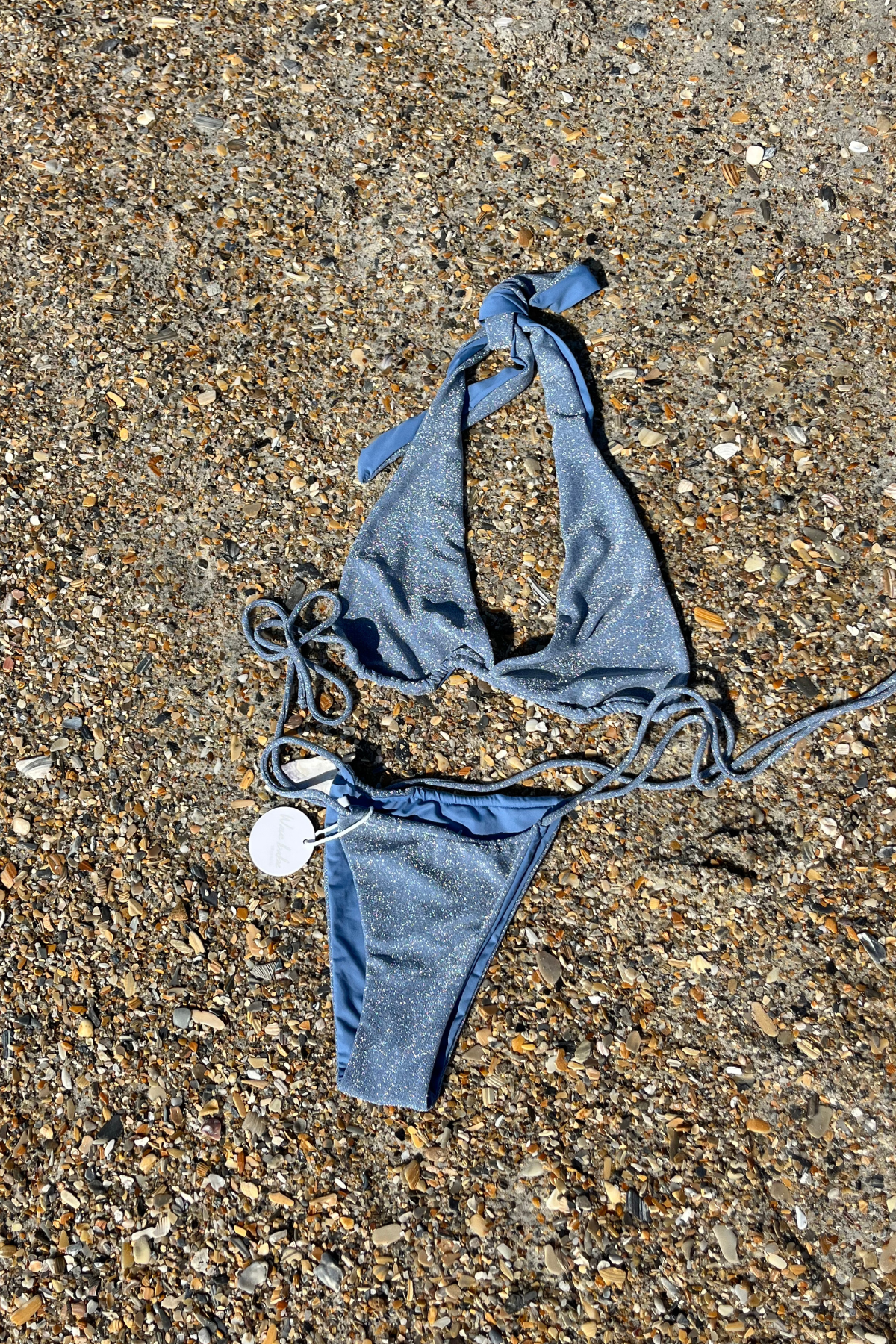 Mist Bottom Escape Tie Bottom | Mist – Wave Babe Swimwear