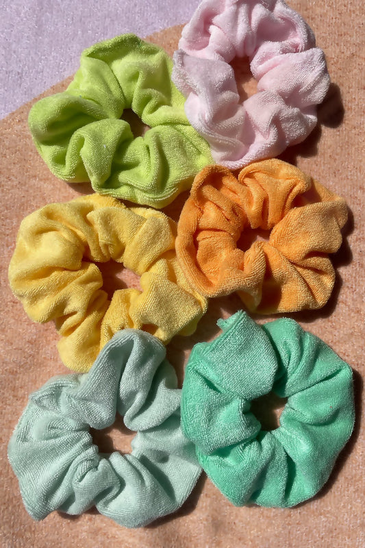 Terry Scrunchy 9 Colors - Wave Babe Swimwear - Scrunchies